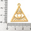 Ion Plating(IP) 304 Stainless Steel Pendants STAS-B056-23G-3