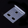 Plastic Earring Display Card X-EDIS-Q043-01-3