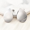 304 Stainless Steel Stud Earrings EJEW-D319-09B-P-3