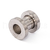 Non-Tarnish 304 Stainless Steel Ear Plugs Gauges EJEW-G317-01G-P-2