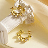 Stainless Steel Stud Earrings CU8073-1-2
