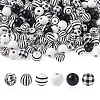 Beadthoven 180Pcs 6 Style Natural Wood Beads WOOD-BT0001-09-1