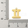 Real 18K Gold Plated PVD Vacuum Plating 304 Stainless Steel Pendants STAS-L278-002G-03-3