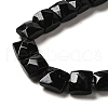 Natural Black Tourmaline Beads Strands G-C109-A10-02-4