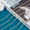 Plastic Pearl Bead Cup Chains CH-WH0013-01A-G-6