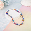 Craftdady 150Pcs 15 Colors Transparent Glass Beads GLAA-CD0001-09-6