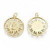 Brass Pendants KK-S313-16-NF-2