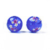 Opaque Printed Acrylic Beads MACR-T043-03G-3