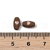Spray Painted Alloy Beads PALLOY-S038-16C-3