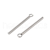 304 Stainless Steel Pendants STAS-L282-005P-04-2
