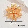 Elegant Floral Iron Lapel Pin Brooches for Women UQ9060-5