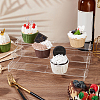 3-Tier Acrylic Model Toy Assembled Organizer Holders ODIS-WH0026-08B-5