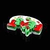 Christmas Opaque Resin Decoden Cabochons RESI-N039-114E-3