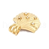 304 Stainless Steel Crystal Rhinestone Pendants STAS-R155-071G-2