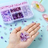 DIY Acrylic & Seed Beaded Stretch Bracelet Making Kit DIY-YW0008-80-4