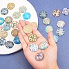 Printed Picture Glass Cabochons GGLA-YW0001-01A-5