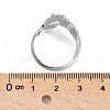 304 Stainless Steel Adjustable Cuff Rings RJEW-Z090-01P-5