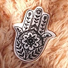 Porcelain Hamsa Hand  Jewelry Tray PW-WG44C07-01-4