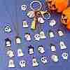 24Pcs 12 Style Halloween Theme Alloy Enamel Pendants ENAM-SZ0002-12-6