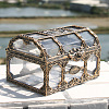 Rectangle Plastic Transparent Antique Pirate Treasure Boxes PW-WG47828-01-1