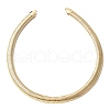 Iron Open Cuff Snake Chain Choker Necklaces for Women NJEW-M085-04G-1