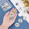 Unicraftale 12Pcs 12 Style 201 Stainless Steel Pendants STAS-UN0033-05-2