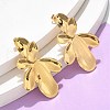304 Stainless Steel Stud Earrings for Women EJEW-U047-03G-3