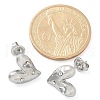 304 Stainless Steel Stud Earrings EJEW-A118-07P-05-5