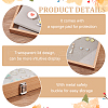 Wood Presentation Boxes for Badge Storage and Display CON-WH0089-11A-4