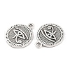Tibetan Style Alloy Pendants X-TIBEP-R304-077AS-LF-3