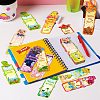 20 Sheets Laser Cute Paper Bookmark AJEW-Q148-01-7