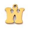 201 Stainless Steel Charms STAS-U016-01G-W-1