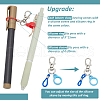 Silicone Pendant Decoration for Pen HJEW-FG00006-4