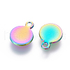 Ion Plating(IP) 304 Stainless Steel Charms STAS-L216-17C-2