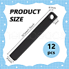 BENECREAT 12Pcs Stainless Steel Pendants STAS-BC0003-87EB-2