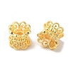 Rack Plating Double Side Brass Bead Caps KK-K381-17G-01-1