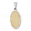 304 Stainless Steel Pendants STAS-S162-09GP-1