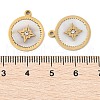 304 Stainless Steel Enamel Pendants STAS-P380-59G-3