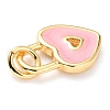 Brass Enamel Pendants KK-M218-11E-RS-2