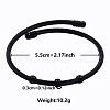 Elegant and Stylish Design 304 Stainless Steel Adjustable Bangles for Women GW7312-4-1