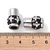 316 Surgical Stainless Steel European Beads STAS-P362-17AS-2