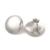 Non-Tarnish 304 Stainless Steel Stud Earring Findings EJEW-I281-32P-2