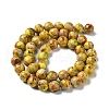 Natural Imperial Jasper Beads Strands G-I122-8mm-25-3