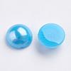 Spray Painted Imitation Pearl Acrylic Cabochons ACRP-F001-5mm-FP16-2