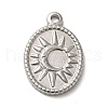 Non-Tarnish 304 Stainless Steel Pendants STAS-R223-21-1