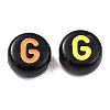 Opaque Black Acrylic Beads MACR-N008-17-3