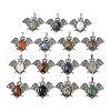 Natural Mixed Stone Pendants G-G871-02AS-A-1