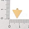 Golden Plated 304 Stainless Steel Charms STAS-K286-03H-G-3