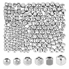 DICOSMETIC 180pcs 6 Styles 202 Stainless Steel Beads STAS-DC0015-05-1