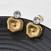 304 Stainless Steel Stud Earrings EJEW-R020-04G-01-2